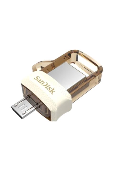 SanDisk Dual Drive M3.0 64GB Gold Usb Bellek