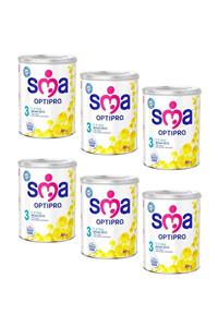 SMA 3 Numara 800 Gr Optipro  Çocuk Devam Sütü 6 Lı Paket Skt 2021