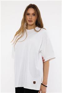 ALEXANDERGARDI Kadın Beyaz Oversize T-shirt (un-7040)