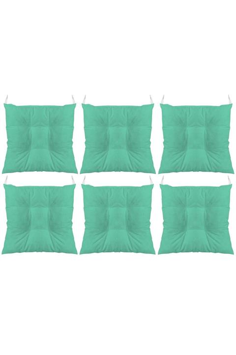 Textilla 6 Lı Set Mint Yeşili Pofidik Minder