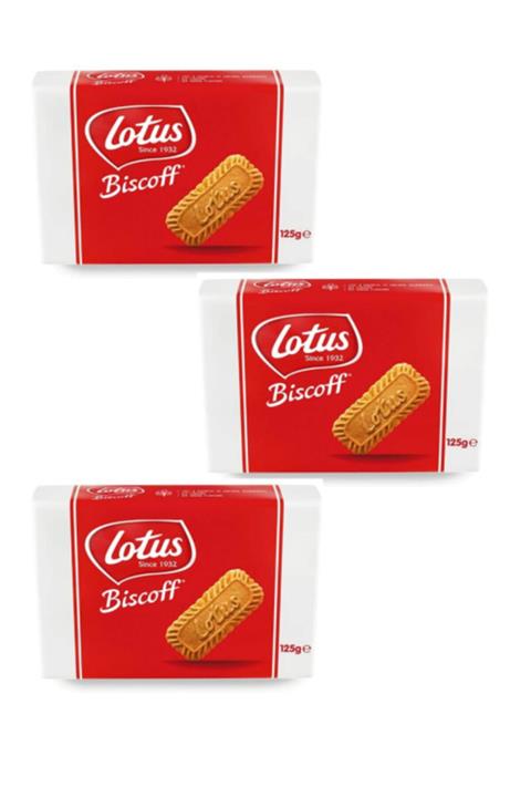 Lotus Biscoff Karamelize Bisküvi 125 gr 3'lü