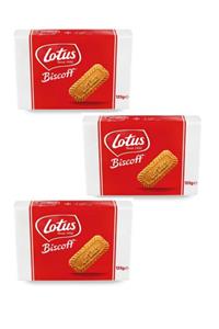 Lotus Biscoff Karamelize Bisküvi 125 gr 3'lü