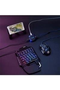 POPÜLER CEP Pubg Mobile Oyun Seti 3in1-klavye Mouse Bağlayıcı 3lü Set