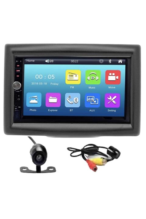 autosound Renault Megane 2 Uyumlu 7inç Multimedia Double Din Teyp Uyumlu