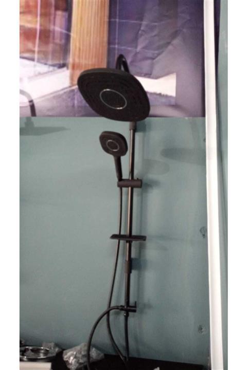 Pal Siyah Diamond Duş Başlığı