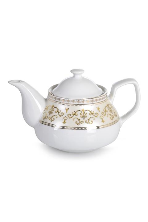 İpek Porselen Gold Desenli Demlik