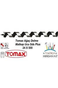 Tomax Sds Plus Ağaç Delme Ahşap Delme Delici Matkap Ucu 24x500