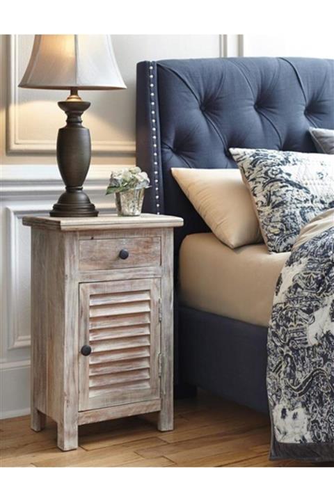 Ashley Ahşap Komodin