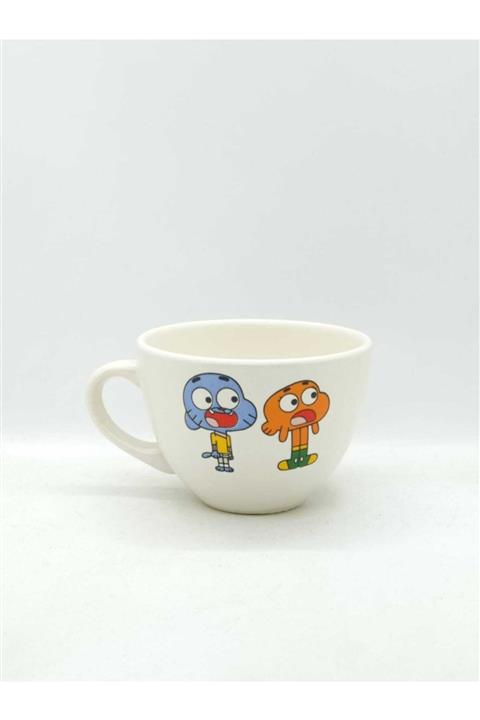 Retina Shop Gumball Mat Krem Çay Fincanı Gumball Darwin