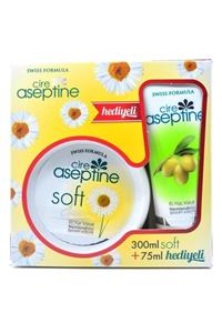 CIRE ASEPTINE Papatya Özlü Krem 300 Ml+75 Ml Tüp Krem Hediyeli