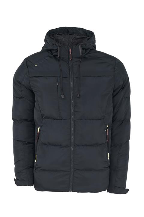 Canadian Peak Erkek Koyu Gri Kapüşonlu Outdoor Parka Carıno