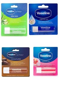 Vaseline Vaselıne Dudak Bakım Balm Lıp Care 4'lü Özel Set