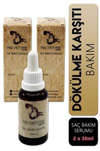 Freshen Hair Dökülen Yavaş Uzayan Saçlara Özel Bitkisel Saç Bakım Serumu 2 X 30 ml