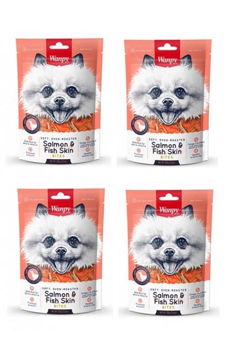 Wanpy Köpek Ödülü Somon Balıklı 100gr X 4 Adet