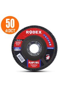 Badem10 Rodex Avuç Içi Taşlama Flap Disk Zımpara 115 Mm 80 Kum (50 Adet)