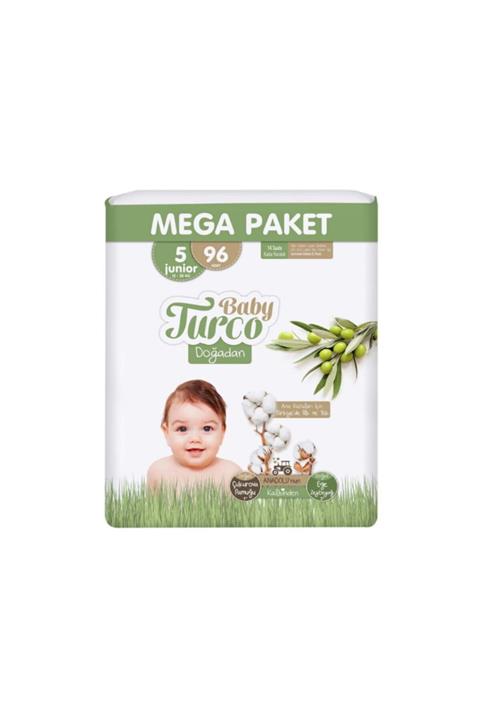 Baby Turco Doğadan Mega Paket 5 Numara 96'lı