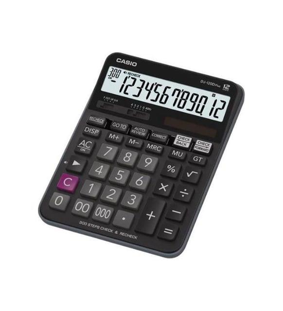 Casio Hesap Makinası Masa Üstü 12 Hane Check Control Dj-120d Plus