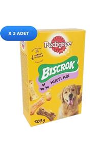 Pedigree Biscrok Multi Mix Köpek Ödül Bisküvisi 500 Gr (3 Adet)