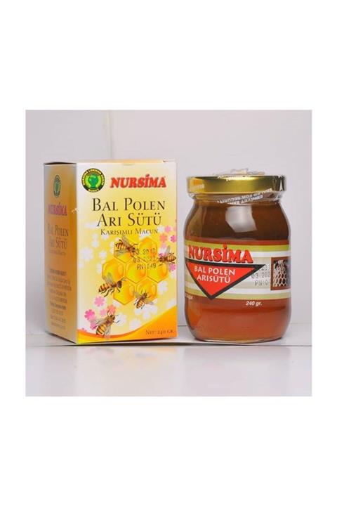 Nursima Bal Polen Arı Sütü Karışımlı Macun 240 gr