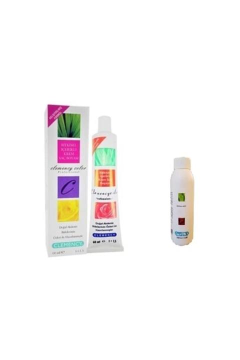 Clemency Bitkisel Tüp Saç Boya 8.44 Yoğn Açık Bakır Sarı+oksidan
