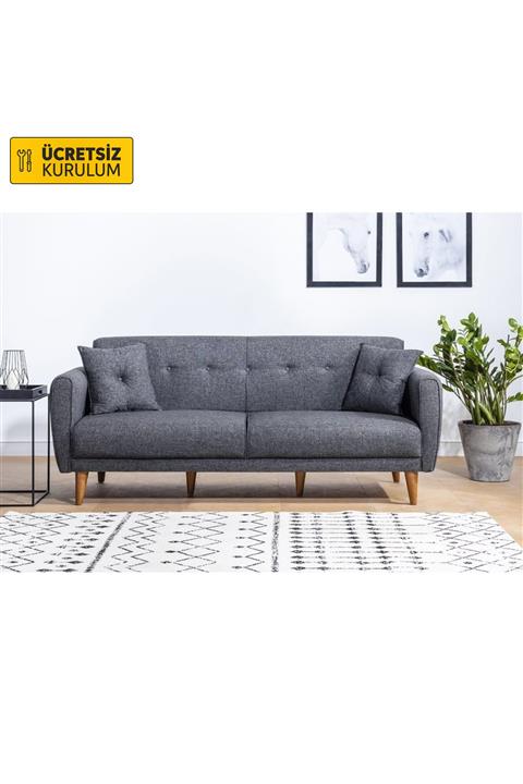 Vivense ARİA ÜÇLÜ KOLTUK ANTRASİT