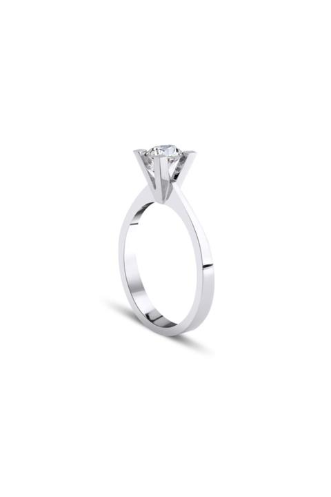 EGE PIRLANTA Modern Tasarım Tektaş 0.55 Karat