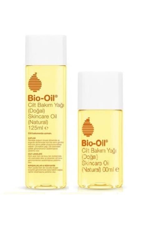 BioOil 2'li Vegan Set - Kırışıklık Ve Çatlak Karşıtı Doğal Cilt Bakım Yağı 125 Ml + 60 Ml