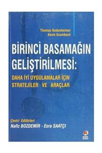 Adana Nobel Kitabevi Birinci Basamağın Geliştirilmesi - Kevin Grumbach,Thomas Bodenheimer