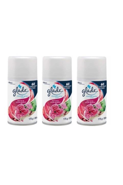 Glade Otomatik Sprey Meyve & Çiçek Buketi Yedek 3 X 269 Ml