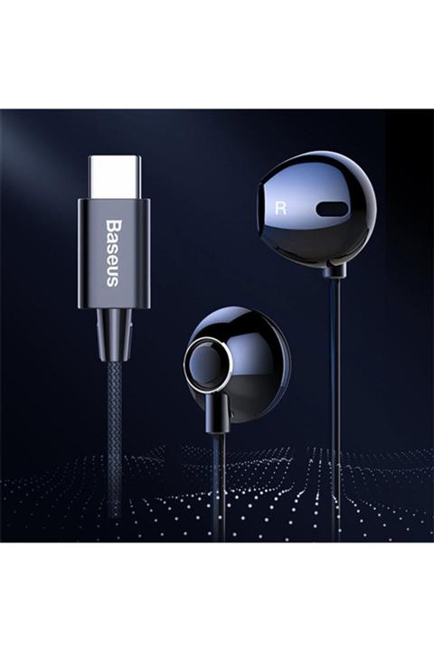 Baseus Baseus Encok C06 Usb Type-c Lateral Type C Mikrofonlu Kulaklık