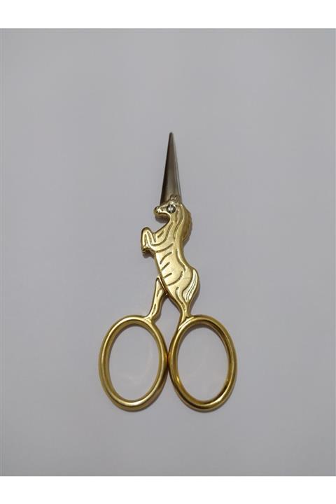 MİYA Unicorn Desenli Makas No:d01 Gold 10 cm