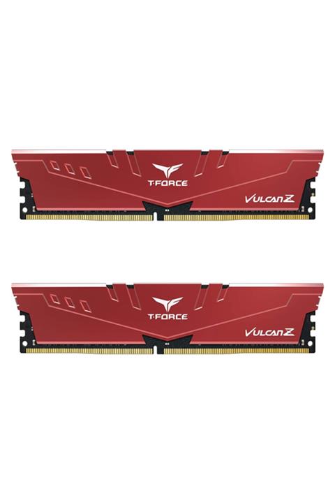 TEAM T-force Vulcan Z Tlzrd432g3200hc16fdc01 32gb (2x16gb) Ddr4 3200mhz Cl16 Kırmızı Gaming (oyuncu)