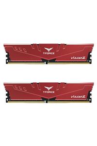 TEAM T-force Vulcan Z Tlzrd432g3200hc16fdc01 32gb (2x16gb) Ddr4 3200mhz Cl16 Kırmızı Gaming (oyuncu)