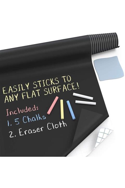 rennway Sticker Rulo Yapışkanlı Çocuk Yazı Yazma Tahtası Yazı Yazma Sticker