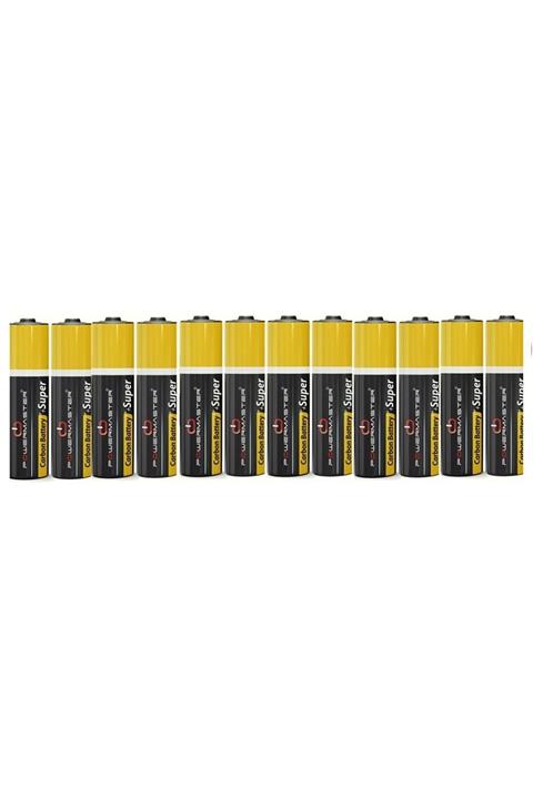 Powermaster 12 Adet Aa 1.5 Volt A Kalite Kalem Pil (15g-2u4 R6p Uzaktan Kumanda-radyo-el Feneri Pili