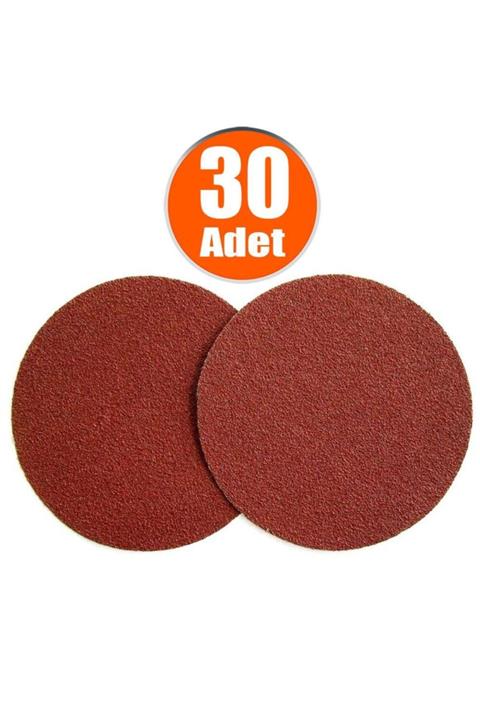 Badem10 30 Adet Cırt Zımpara Spiral Avuç Taşlama 115 Mm (320 Kum)