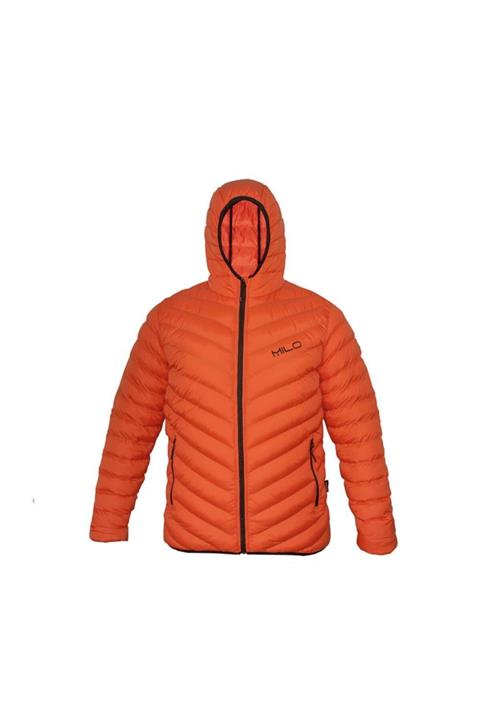 Milo Kone Primaloft Dolgulu Kapüşonlu Ceket Turuncu