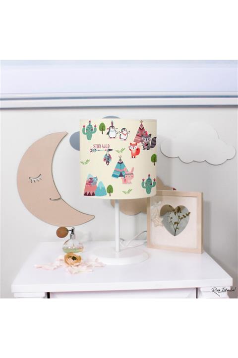 Beshick Stay Wild Çocuk Odası Abajur