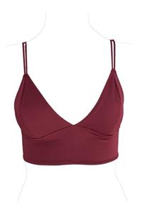 Koza Üçgen Bralet /crop/ Sıfır Kol Üst /sıfır Kol Üst