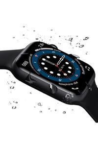 RUKUSHE Watch 6 Plus Bluetooth Akıllı Saat Suya Dayanıklı Ateş Ve Nabız Ölçer Yan Tuş Aktif Android Ve Ios