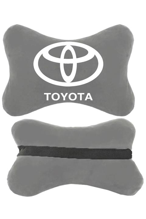 1araba1ev Toyota Corolla Hatchback Oto Koltuk Boyun Yastığı Seyahat Yastık 2 Adet Gri