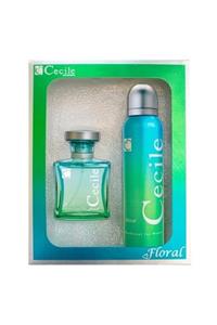 Cecile Floral Edt 100 ml + Deodorant 150 ml Kadın Parfüm Seti 8698438501255