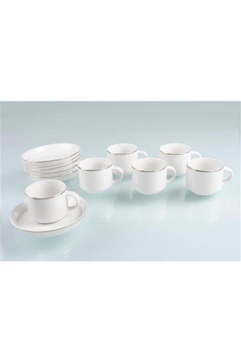 Mikasa Moor Modern Silver 6lı Kahve Fincanı