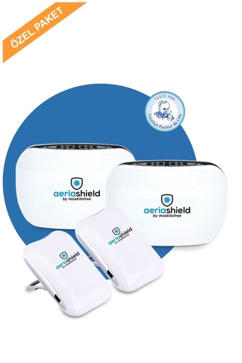 Aeriashield 2 Travel 2 Family Özel Paket Virüslere Karşı %99oranında Etkili,pasteur Enstitüsü Onaylı