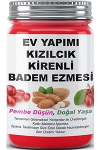 SPANA Kızılcık Kirenli Badem Ezmesi Ev Yapımı Katkısız 330gr