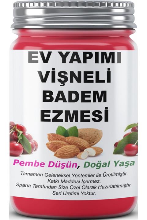 SPANA Vişneli Badem Ezmesi Ev Yapımı Katkısız 330gr