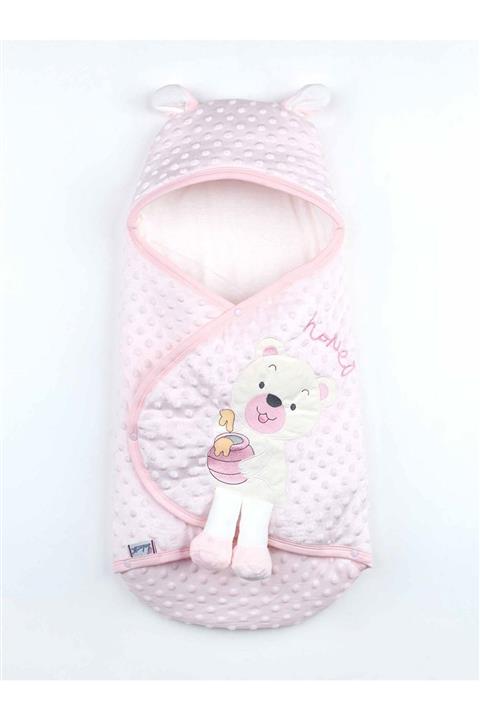 Modakids Pembe Kız Bebek Ayıcıklı Nohut Kundak
