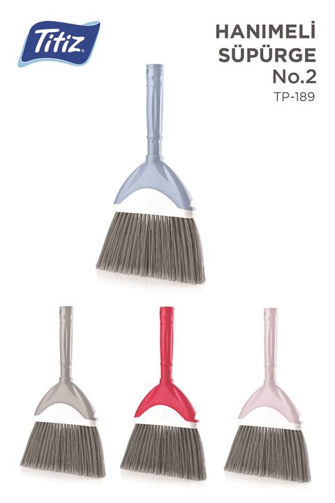 Titiz Plastik Hanımeli Süpürge No:2