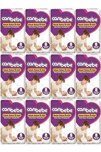 Canbebe Bebek Bakım Örtüsü Alt Açma 96 Adet (12pk*8)