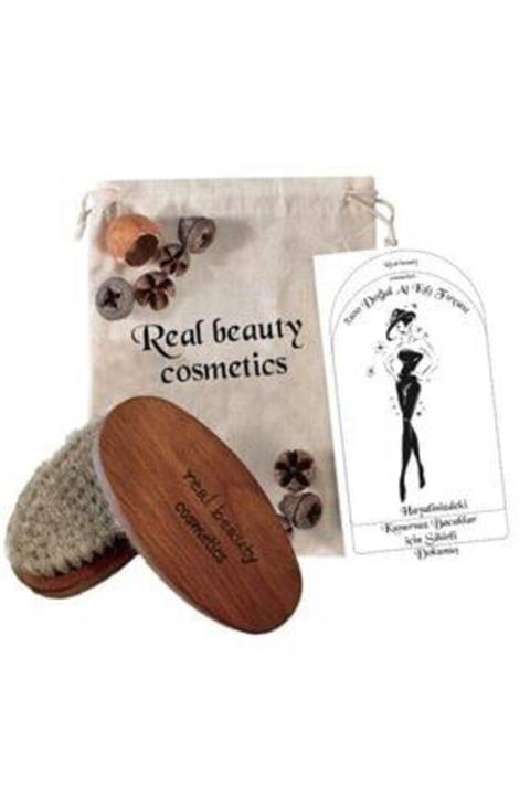 real beauty Doğal At Kılı Selülit Fırçası